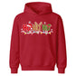 Festive Ho Ho Ho Santa Reindeer Elf Christmas Kids Hoodie
