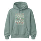 Festive I Come In Peace Novelty Christmas Unisex Hoodie
