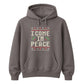 Festive I Come In Peace Novelty Christmas Unisex Hoodie