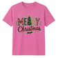 Festive Merry Christmas Patterned Graphic Unisex T-Shirt