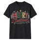 Festive Merry Christmas Patterned Graphic Unisex T-Shirt