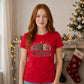 Festive Merry Christmas Patterned Graphic Unisex T-Shirt