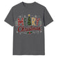 Festive Merry Christmas Patterned Graphic Unisex T-Shirt