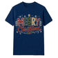Festive Merry Christmas Patterned Graphic Unisex T-Shirt