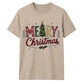 Festive Merry Christmas Patterned Graphic Unisex T-Shirt