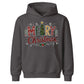 Festive Merry Christmas Tree Graphic Kids Hoodie