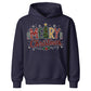 Festive Merry Christmas Tree Graphic Kids Hoodie