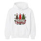 Festive Merry Christmas Trees Graphic Unisex Hoodie