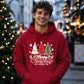 Festive Merry Christmas Trees Graphic Unisex Hoodie