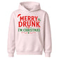 Festive Merry Drunk I'm Christmas Kids Hoodie