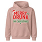 Festive Merry Drunk I'm Christmas Kids Hoodie