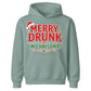 Festive Merry Drunk I'm Christmas Kids Hoodie