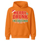Festive Merry Drunk I'm Christmas Kids Hoodie