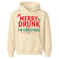 Festive Merry Drunk I'm Christmas Kids Hoodie