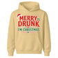 Festive Merry Drunk I'm Christmas Kids Hoodie