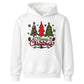 Festive Merry Graphic Trees Christmas Kids Hoodie