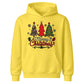 Festive Merry Graphic Trees Christmas Kids Hoodie