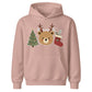 Festive Reindeer Bear Tree & Stocking Christmas Kids Hoodie