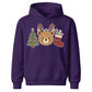 Festive Reindeer Bear Tree & Stocking Christmas Kids Hoodie