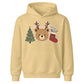 Festive Reindeer Bear Tree & Stocking Christmas Kids Hoodie