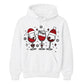 Festive Wine Lovers Christmas Unisex Hoodie