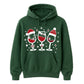Festive Wine Lovers Christmas Unisex Hoodie