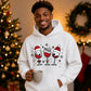 Festive Wine Lovers Christmas Unisex Hoodie
