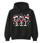 Festive Wine Lovers Christmas Unisex Hoodie