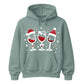 Festive Wine Lovers Christmas Unisex Hoodie