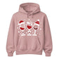 Festive Wine Lovers Christmas Unisex Hoodie