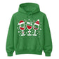 Festive Wine Lovers Christmas Unisex Hoodie