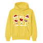 Festive Wine Lovers Christmas Unisex Hoodie