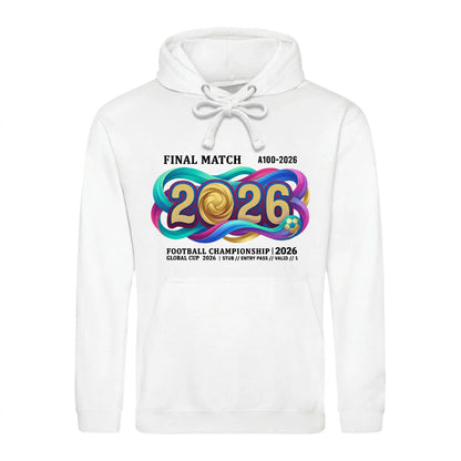 Final Match 2026 Football Championship Printed Unisex Hoodie
