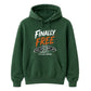 Finally Free Personalised School Leavers Unisex Hoodie