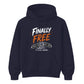 Finally Free Personalised School Leavers Unisex Hoodie