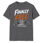 Finally Free Years Personalised School Leavers Unisex T-Shirt