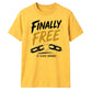 Finally Free Years Personalised School Leavers Unisex T-Shirt