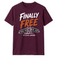 Finally Free Years Personalised School Leavers Unisex T-Shirt