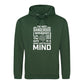 Focused Mind Inspirational Slogan Graphic Unisex Hoodie