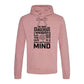 Focused Mind Inspirational Slogan Graphic Unisex Hoodie
