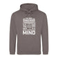 Focused Mind Inspirational Slogan Graphic Unisex Hoodie