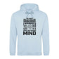Focused Mind Inspirational Slogan Graphic Unisex Hoodie