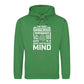 Focused Mind Inspirational Slogan Graphic Unisex Hoodie