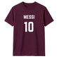 Football Legend Personalised Name And Number Unisex T-Shirt