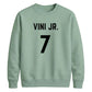 Football player Name Number Personalised FIFA Unisex Sweatshirt