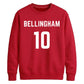 Football player Name Number Personalised FIFA Unisex Sweatshirt