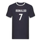 Personalised Football Player Name & Number Ringer Unisex T-Shirt