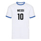 Personalised Football Player Name & Number Ringer Unisex T-Shirt