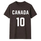 Football Personalised Country Name And Number Unisex T-Shirt