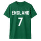 Football Personalised Country Name And Number Unisex T-Shirt